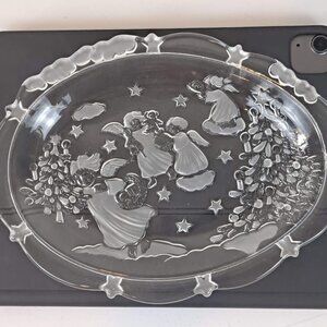 Mikasa Holiday Lights Oval Shaped Sweet/Candy Dish made in Germany IOB